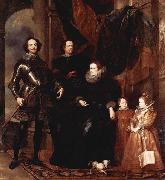 Anthony Van Dyck Portrat der Familie Lomellini painting